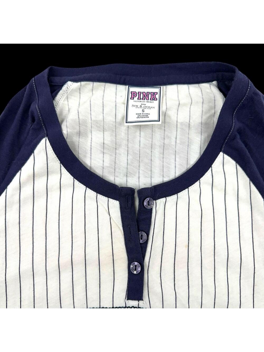 Rare Victoria's Secret PINK x MLB Minnesota Twins Sequin Jersey - Picture 6 of 8